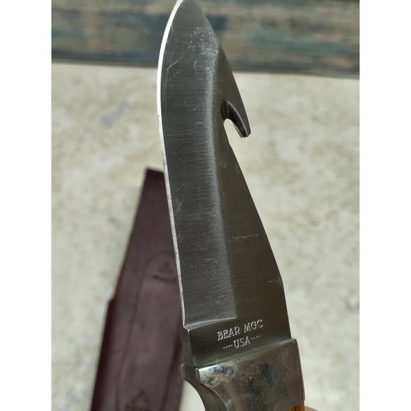 Bear MGC Knife Sheath Hunting USA Gut Hook